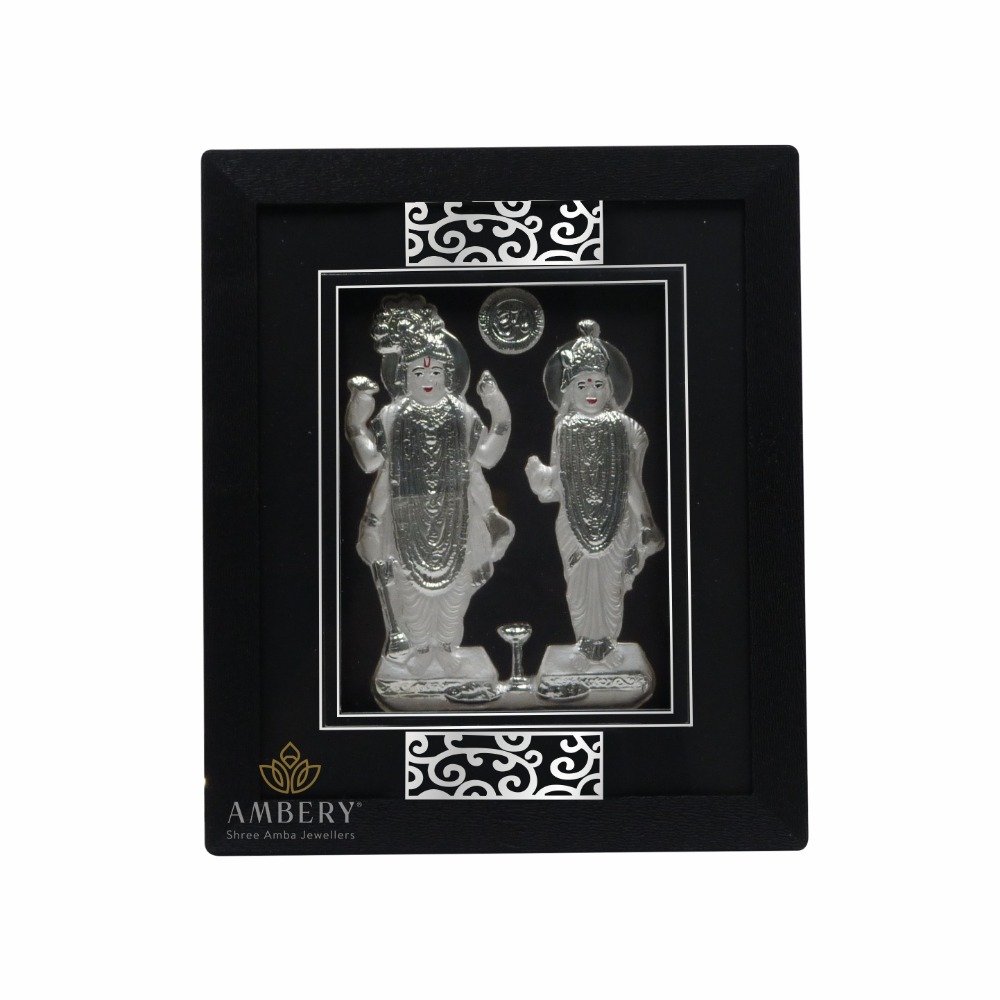 Laxmi Narayan Silver Frame