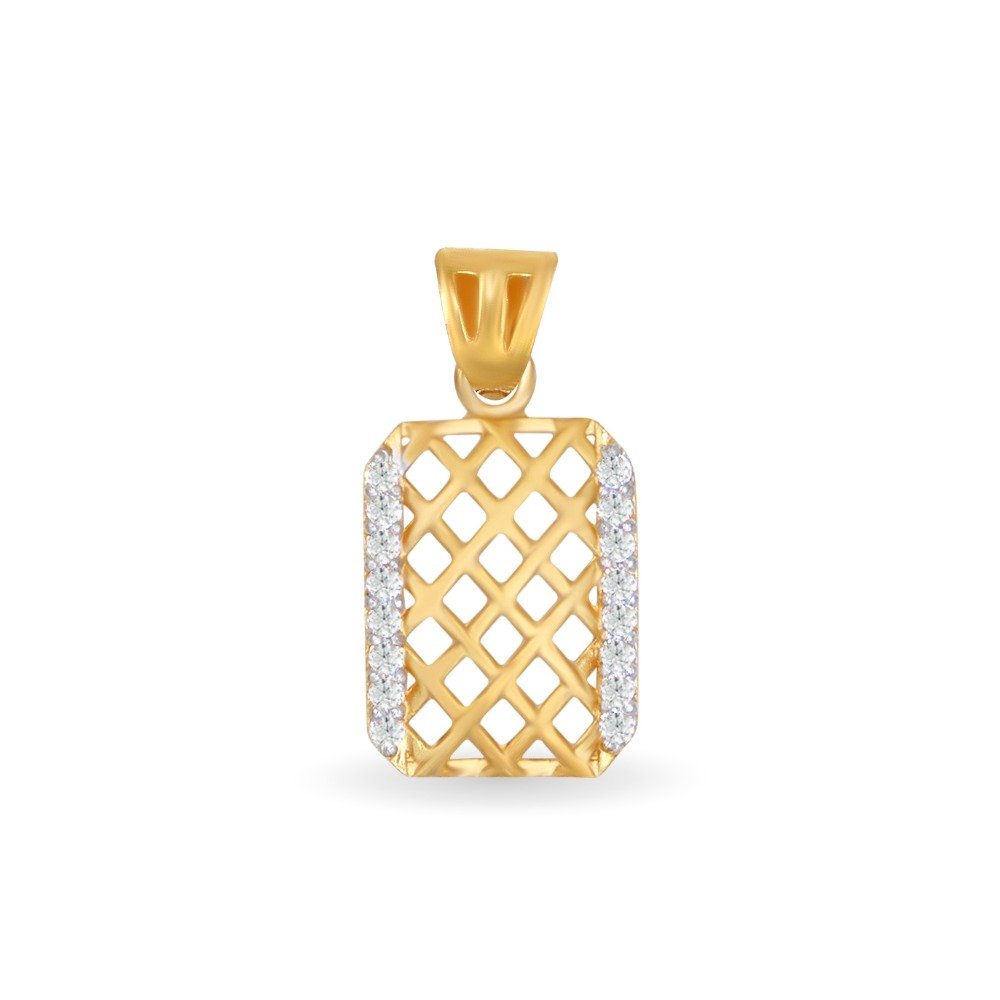 Fancy Crosses 916 Gold Men's Pendant