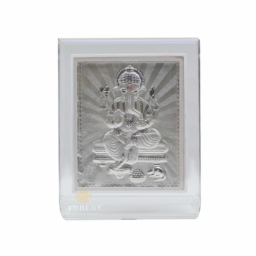 ganesh 999 Silver Foil Frame