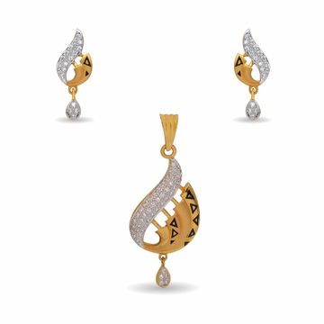 22k Gold Fancy Pendant Set