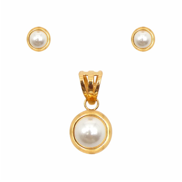 Fancy Pearl Pendant Set