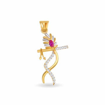 916 gold pendant of krishna