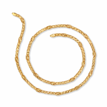 Fancy handmade chain 22k gold