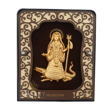 Khodiyar Ma 24k Gold Leaf Frame