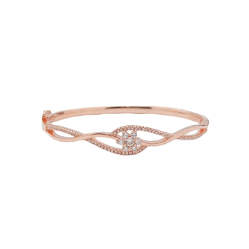 Flower Around Rose 925 Silver Bracelet