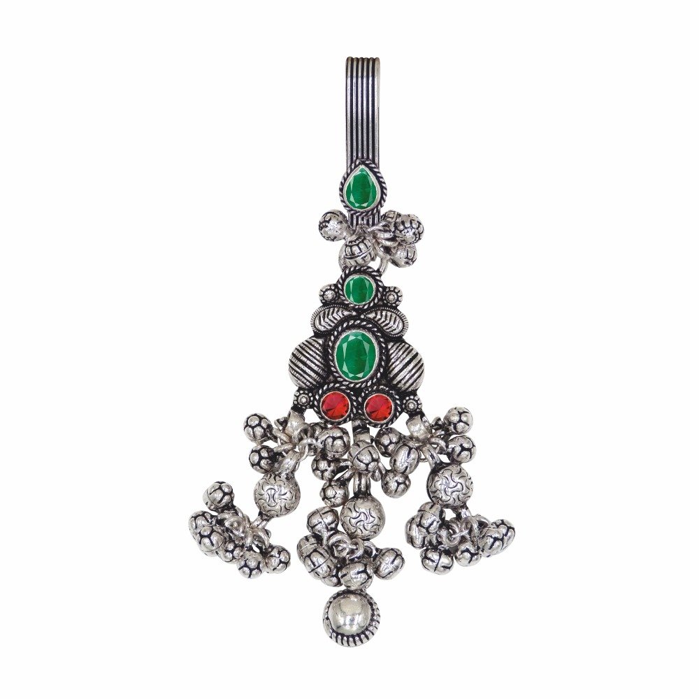 Antique Silver Oxidized Judo
