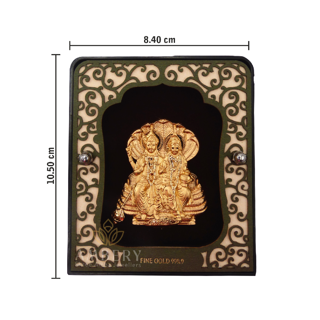 VisnuLaxmi 24k Gold Leaf Frame