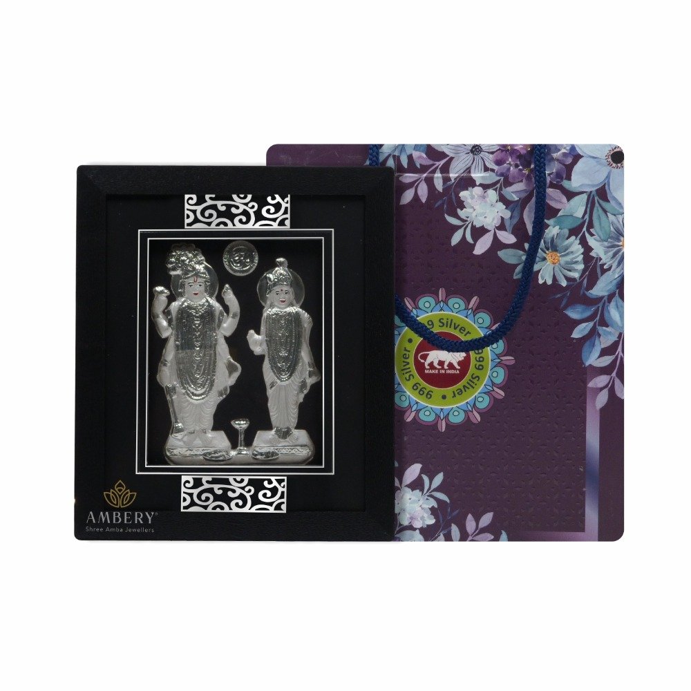 Laxmi Narayan Silver Frame