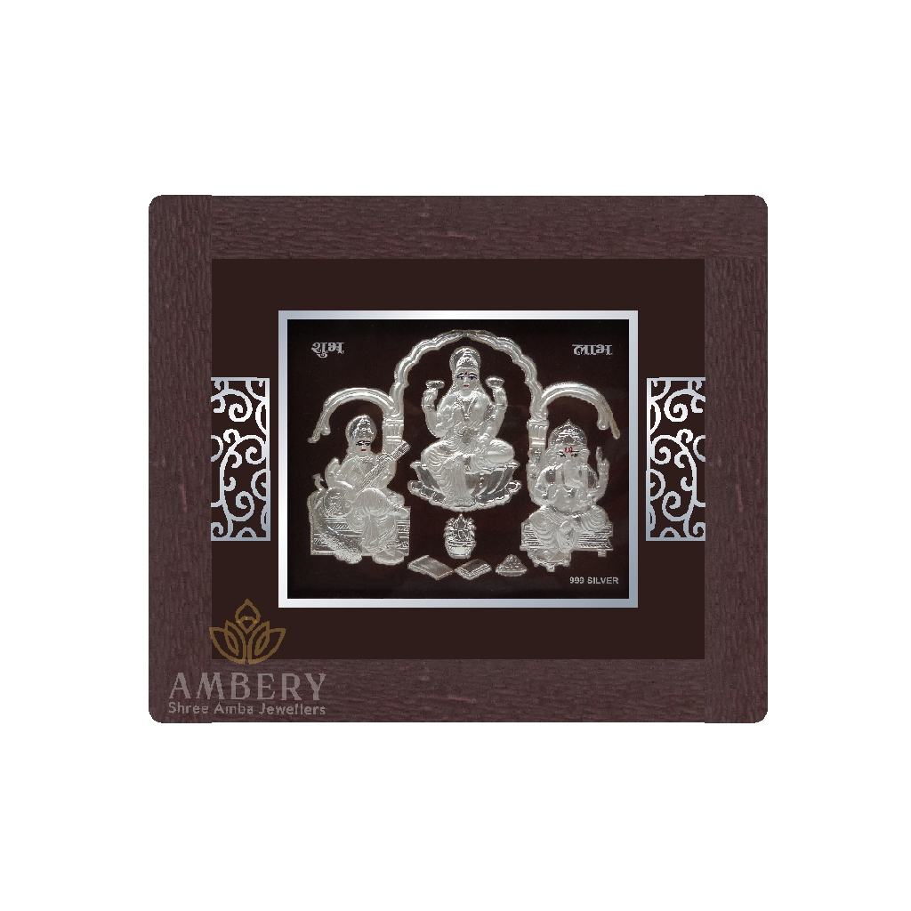Trimurti Silver Leaf Frame