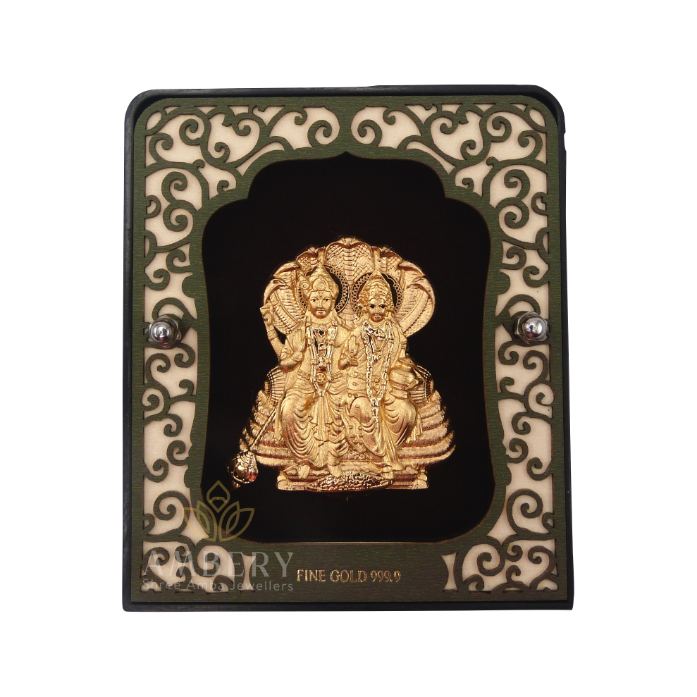 VisnuLaxmi 24k Gold Leaf Frame
