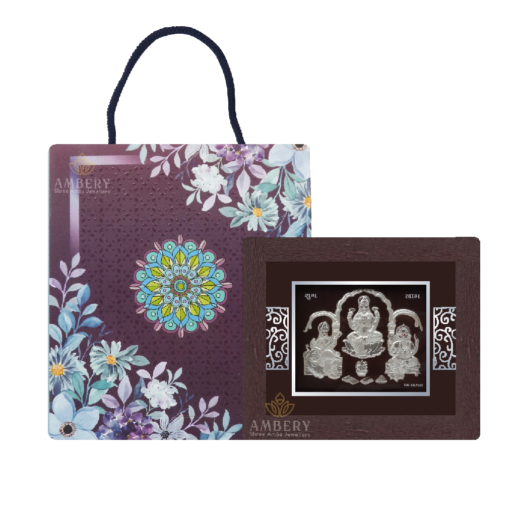 Trimurti Silver Leaf Frame