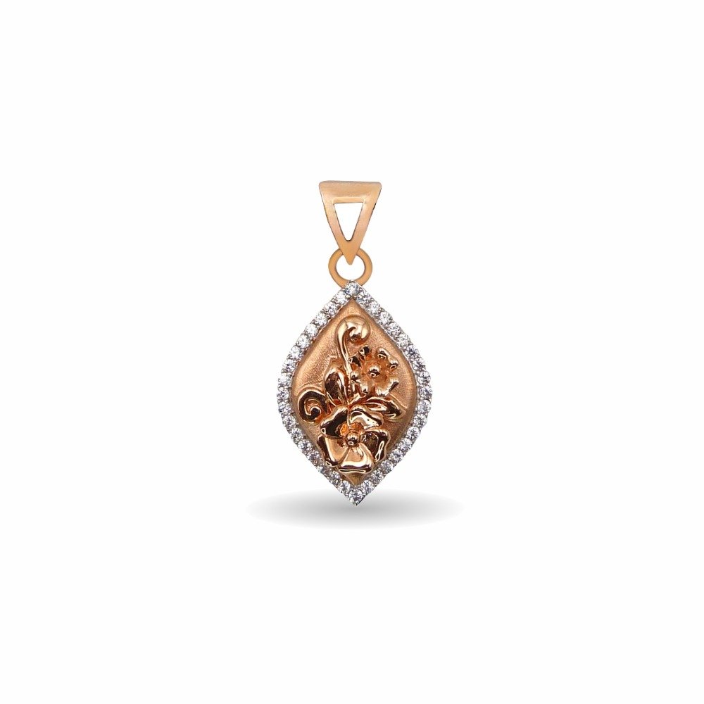 Flower 18k Rose Gold Pendant