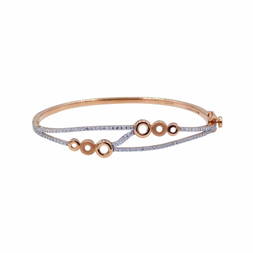 Buy quality Fancy 18k Rose Gold Bracelet in Rajkot