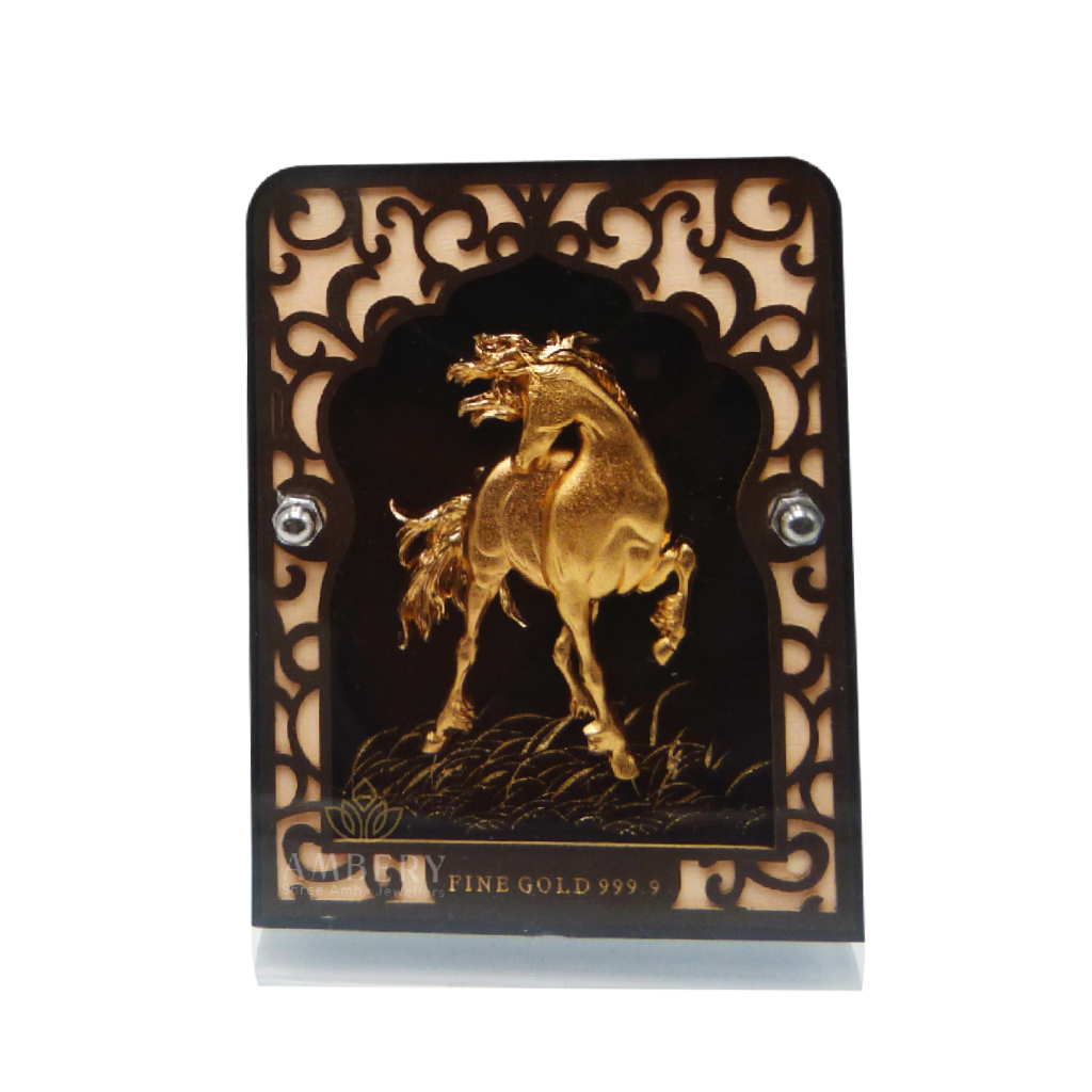 Horse 24k Gold Leaf Frame