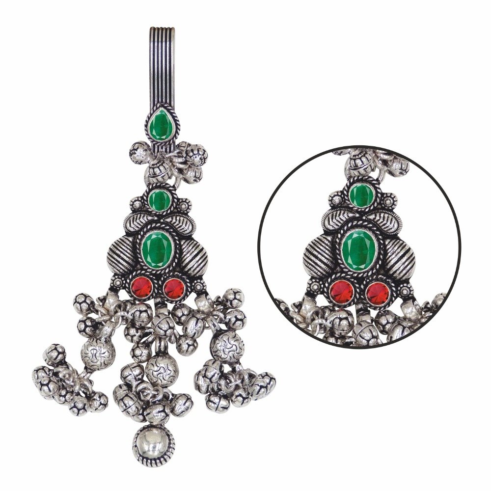 Antique Silver Oxidized Judo