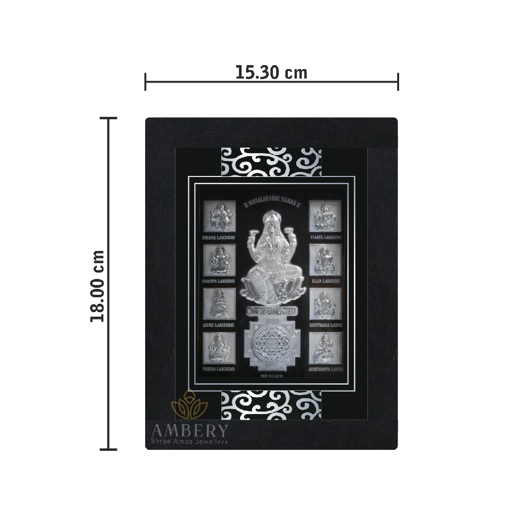 AstaLaxmi Silver Foil Frame
