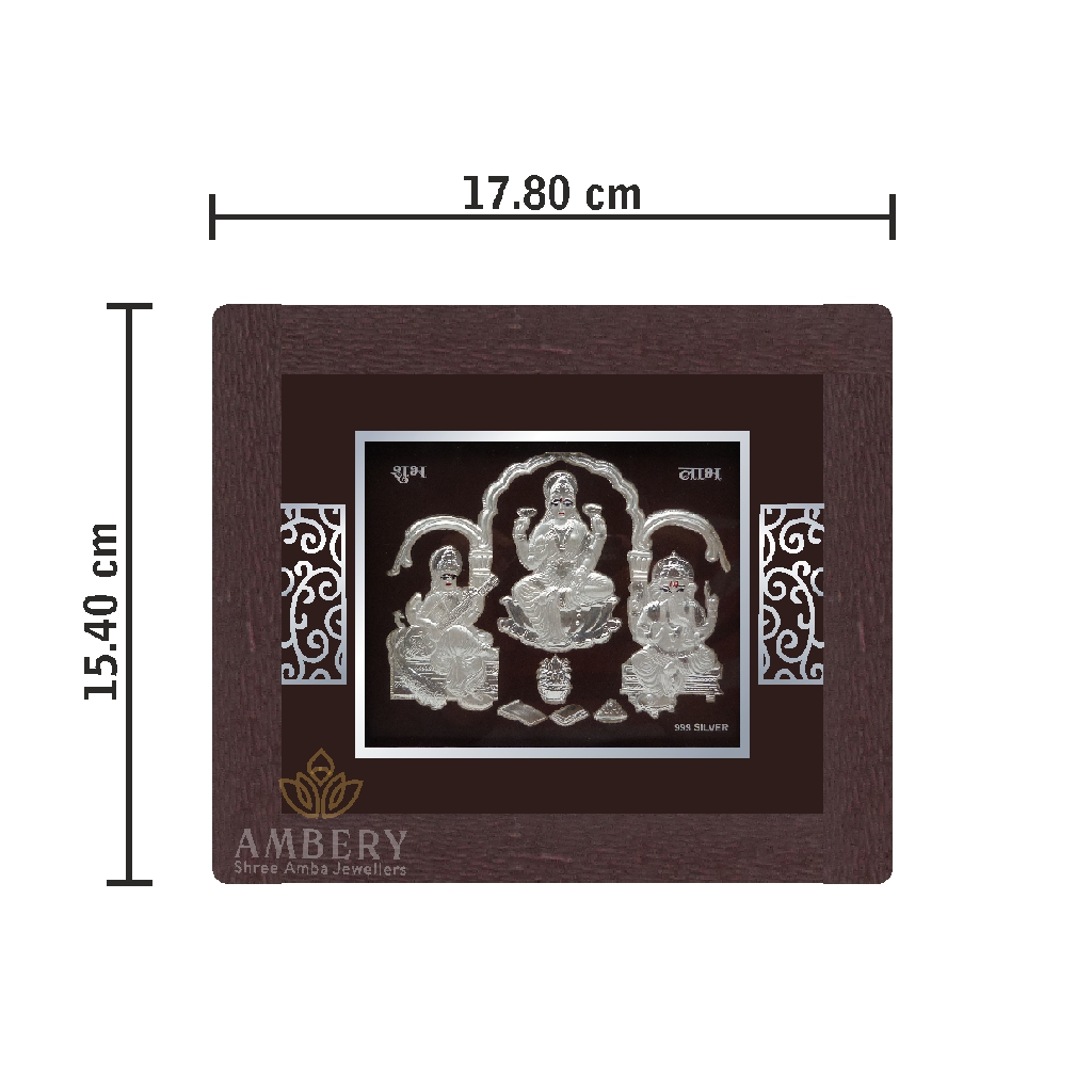 Trimurti Silver Leaf Frame