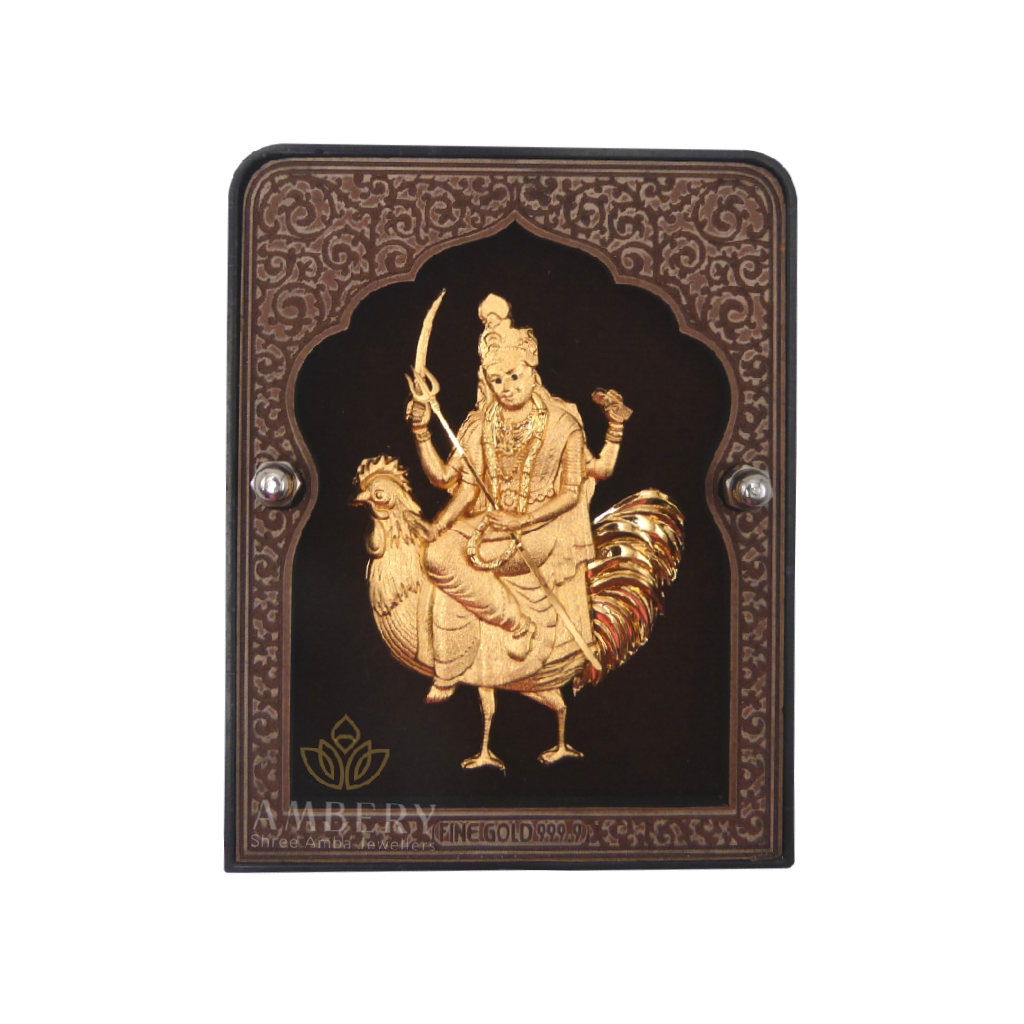 Bahuchraji 24k Gold Leaf Frame