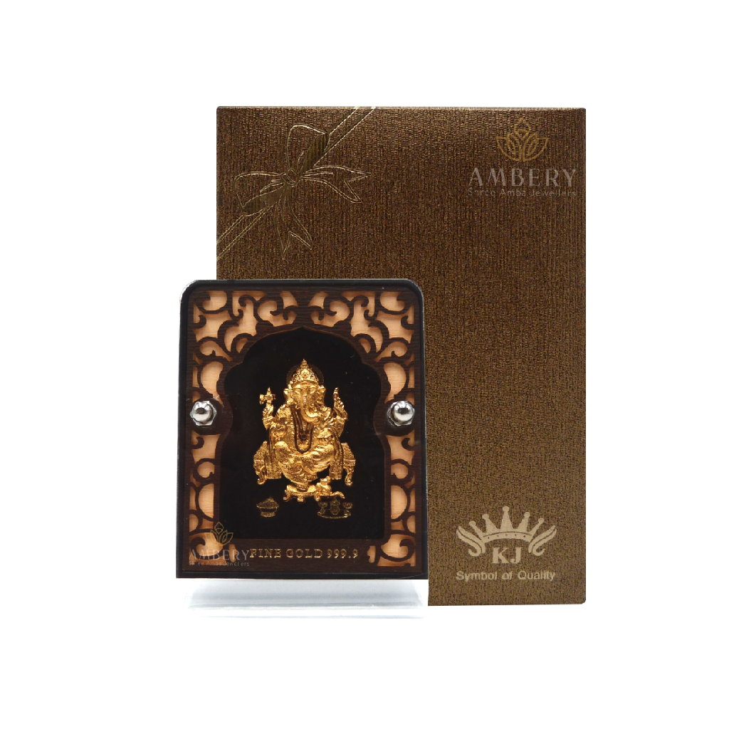 Ganesha 24k Gold Leaf Frame
