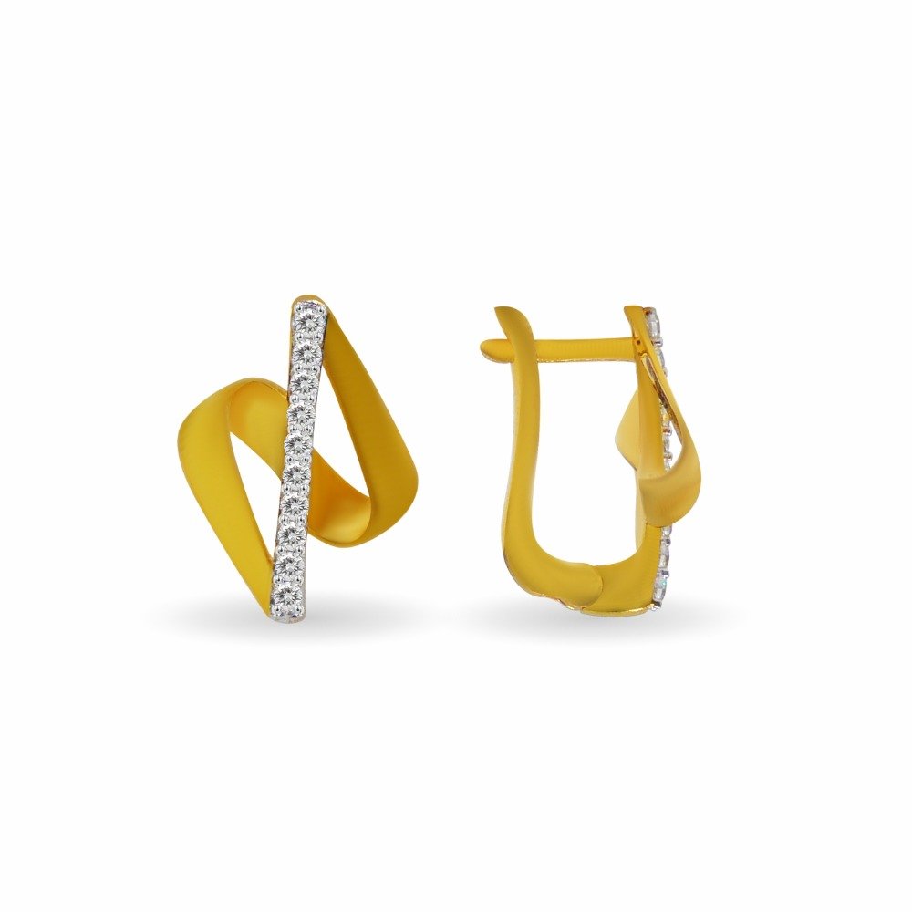 3D Curve 18k Gold Bali
