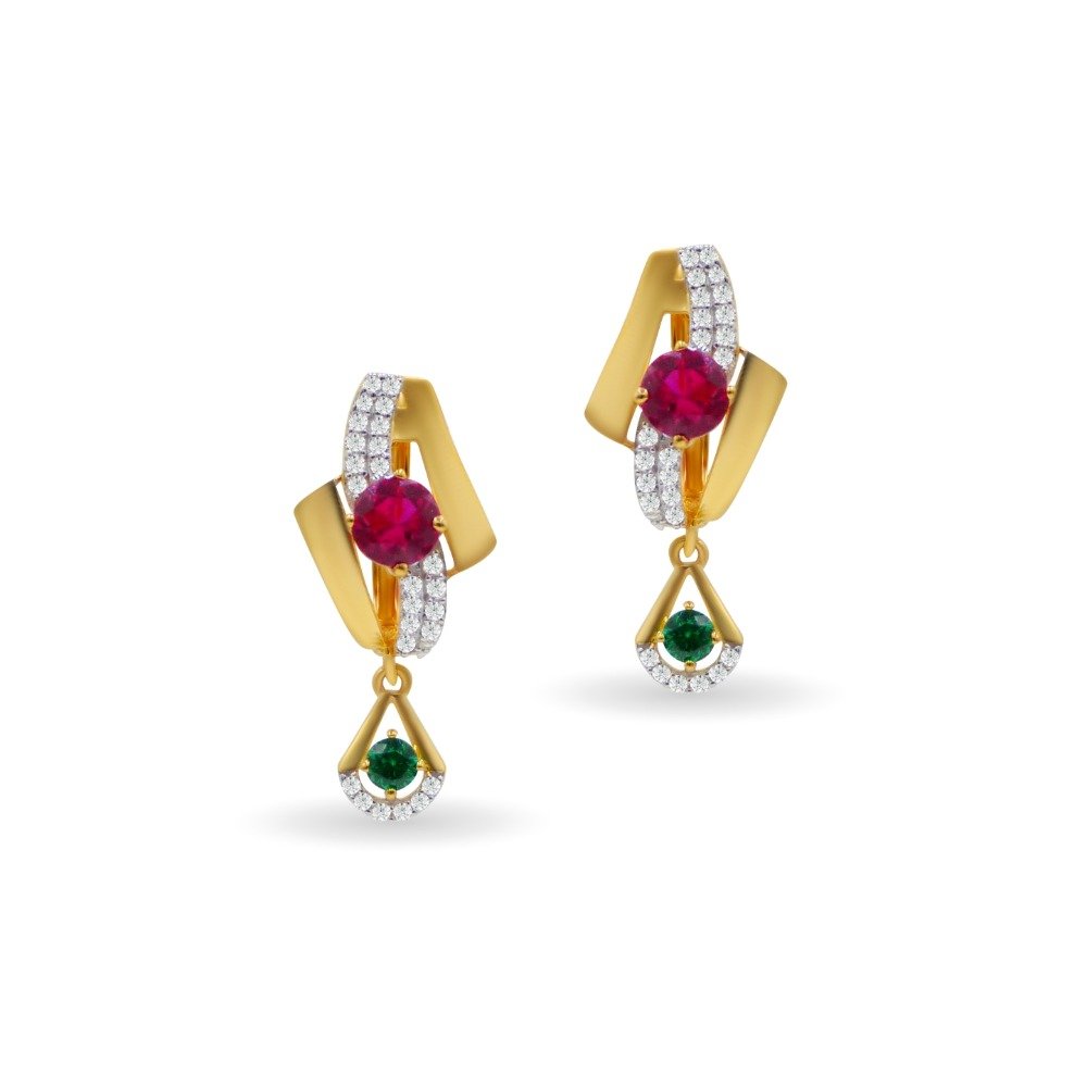 Colorstone 18k gold bali