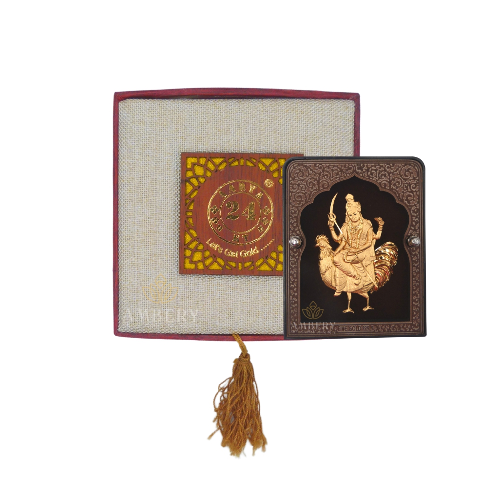 Bahuchraji 24k Gold Leaf Frame