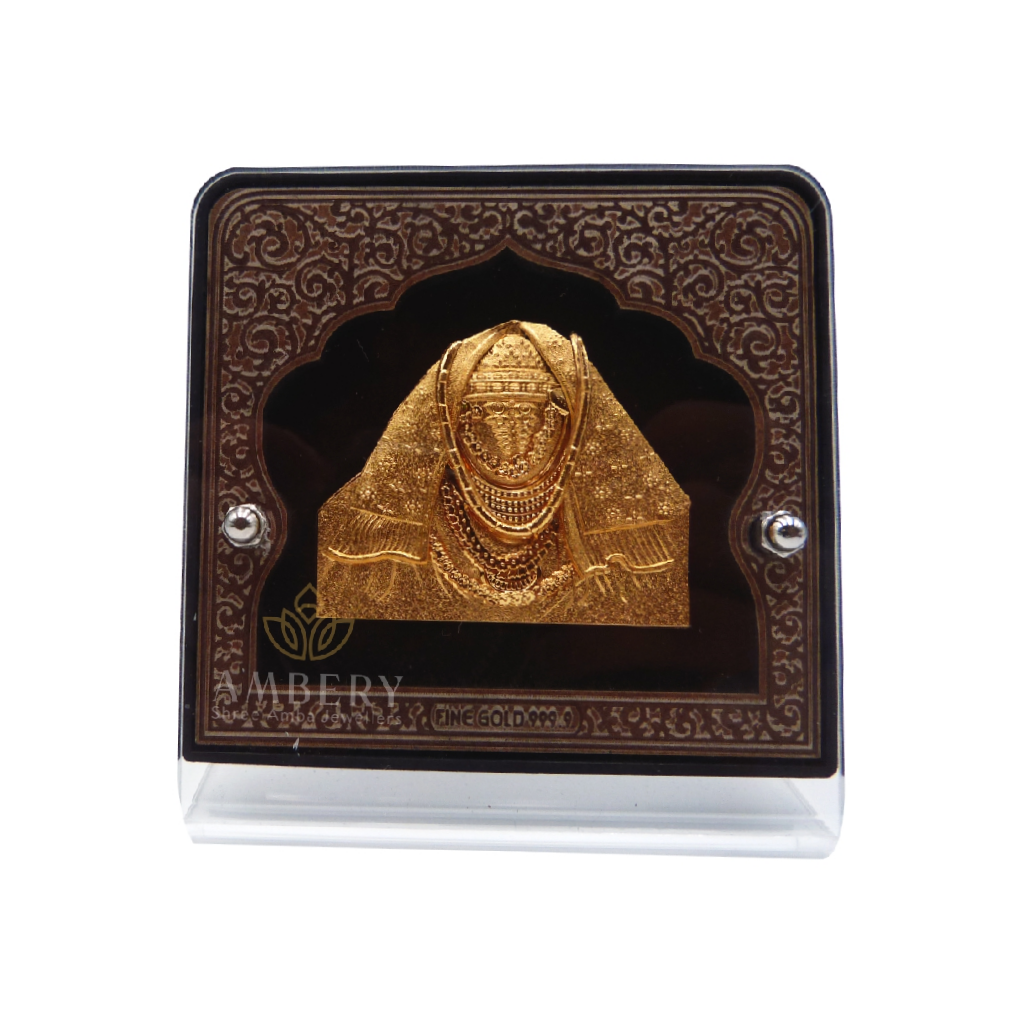 Ashapura Ma 24k Gold Leaf Frame