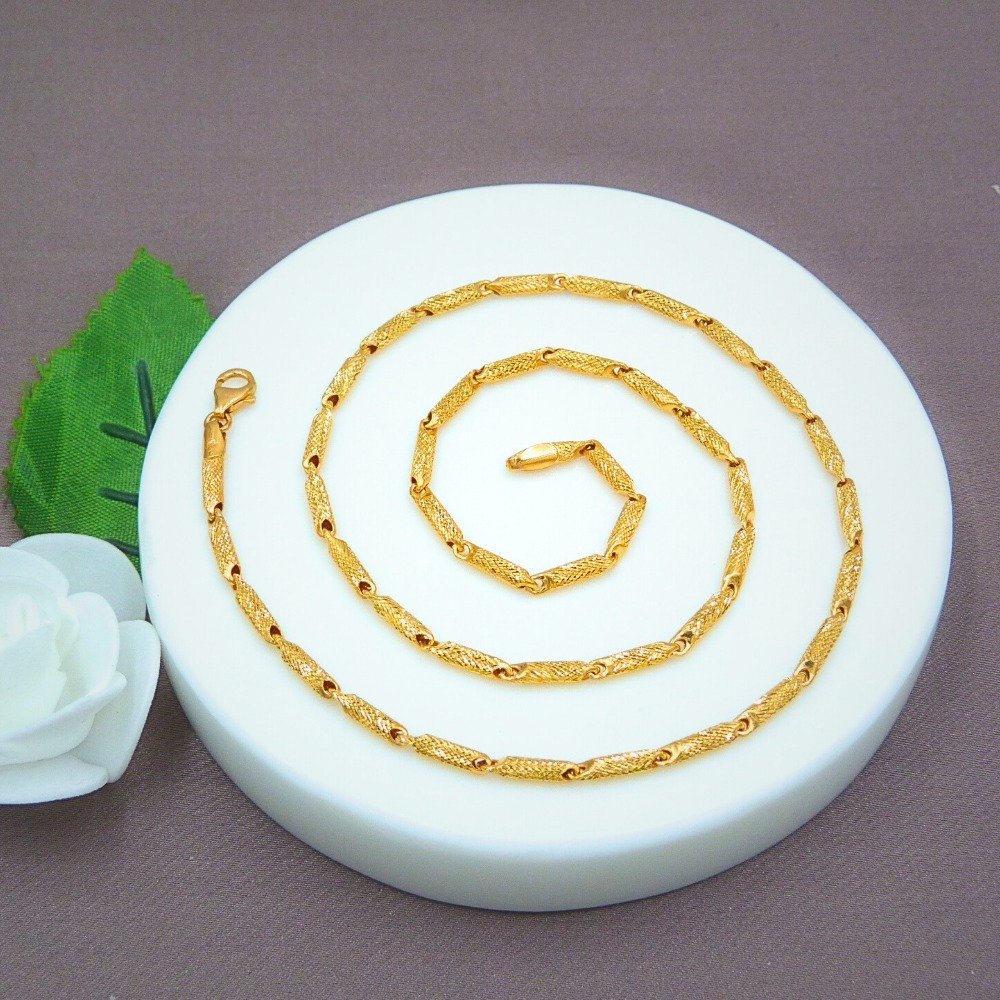 Fancy Solid Chain 22k Gold