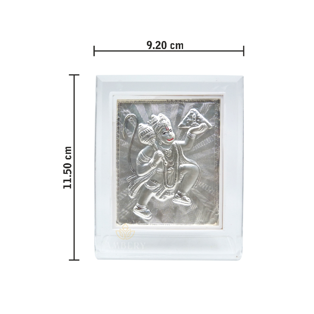 Bajrangbali Silver Leaf Frame