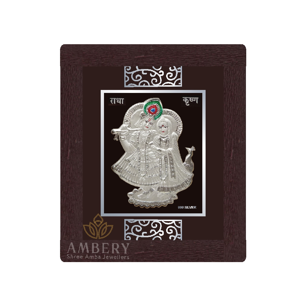 Radhekrishna Silver Frame